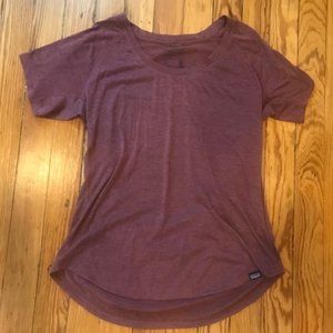 Patagonia Women's Capilene Cool Trail Shirt Red M - Chicory Red